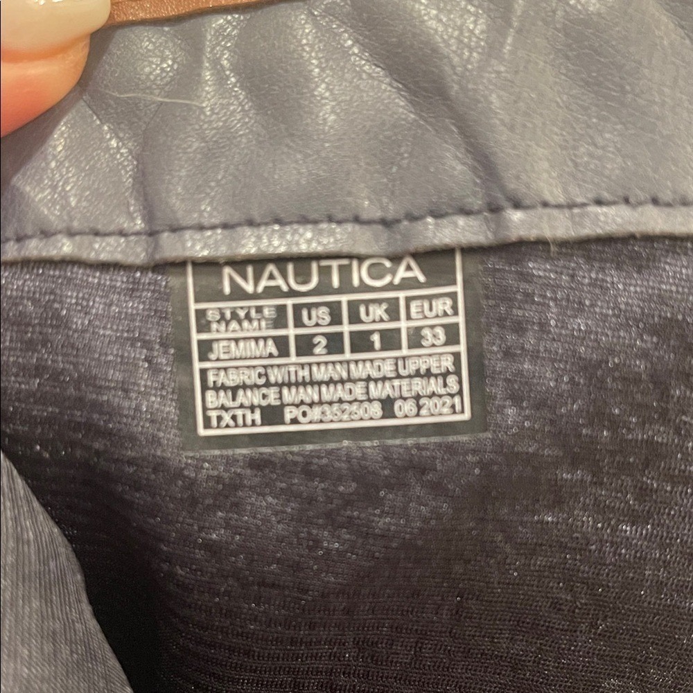 Nautica Kids Brown and Black Quilted Boots Preloved Size 2 Youth‎ - Picture 10 of 10